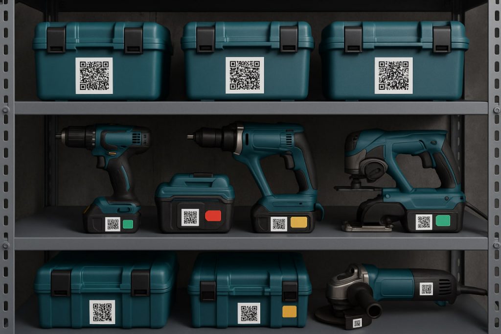 انبارداری استاندارد ابزار با کدگذاری رنگی و برچسب QR - سرویس و نگهداری ابزار