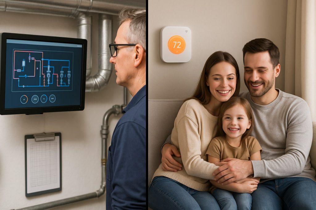 مقایسه سطح آسایش و کنترل دما در موتورخانه مرکزی و پکیج مستقل