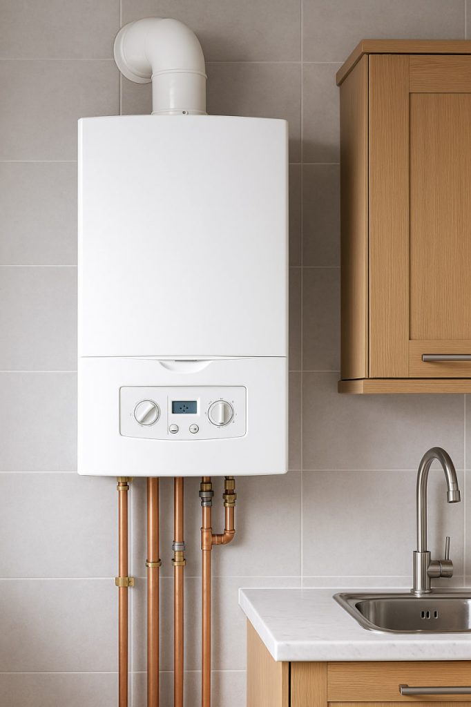 پکیج دیواری مستقل با محفظه احتراق بسته و دودکش دوجداره استاندارد