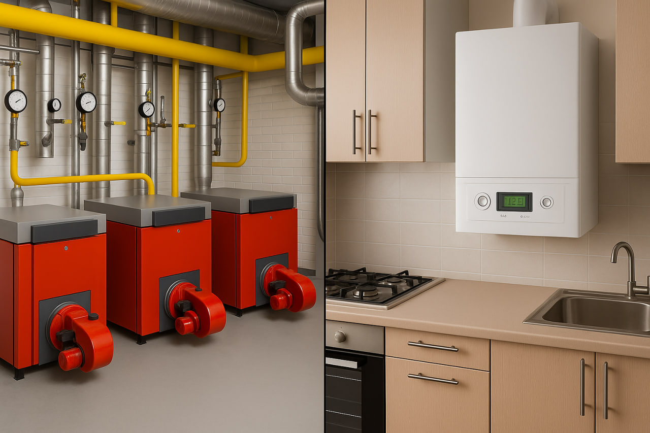 مقایسه موتورخانه مرکزی و پکیج مستقل در مجتمعهای مسکونی – انتخاب اقتصادیتر