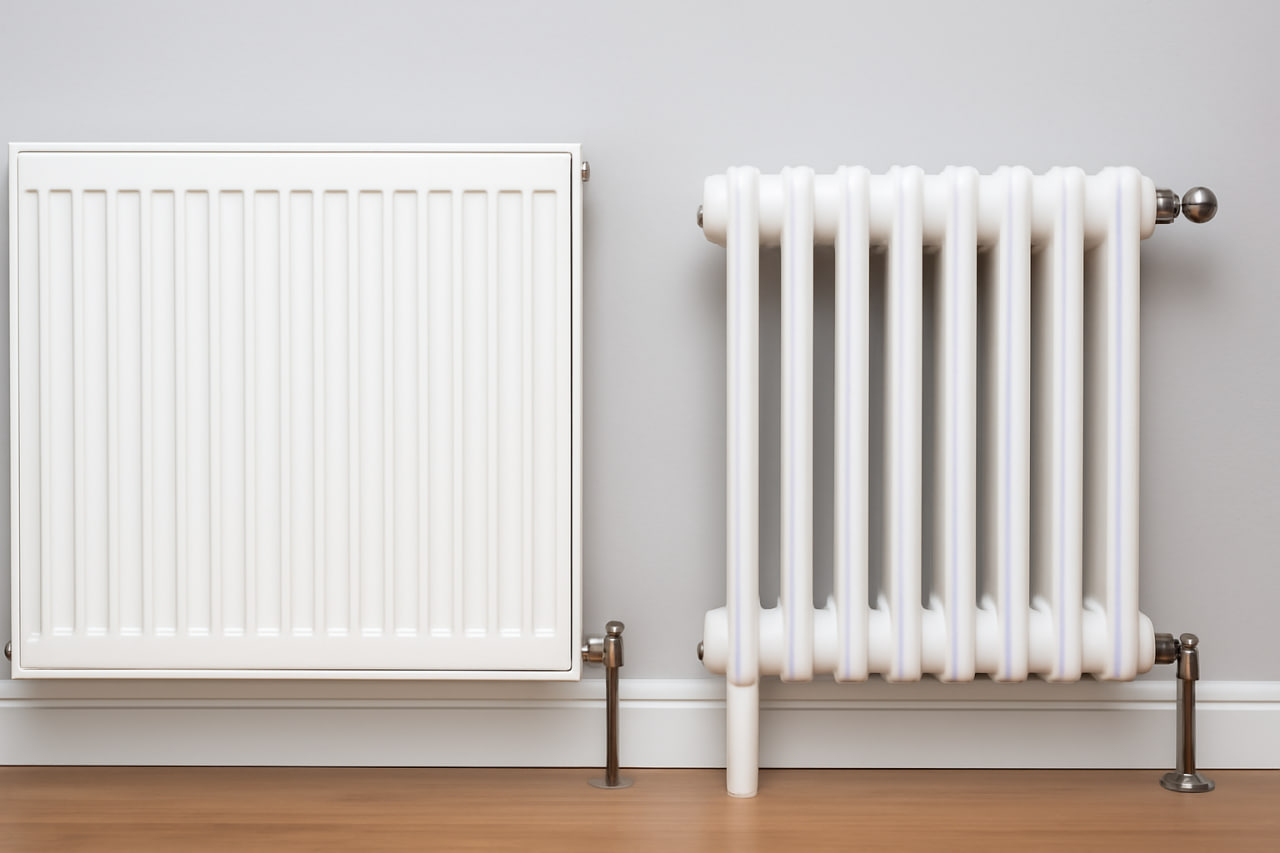 مقایسه رادیاتور پنلی و پرهای